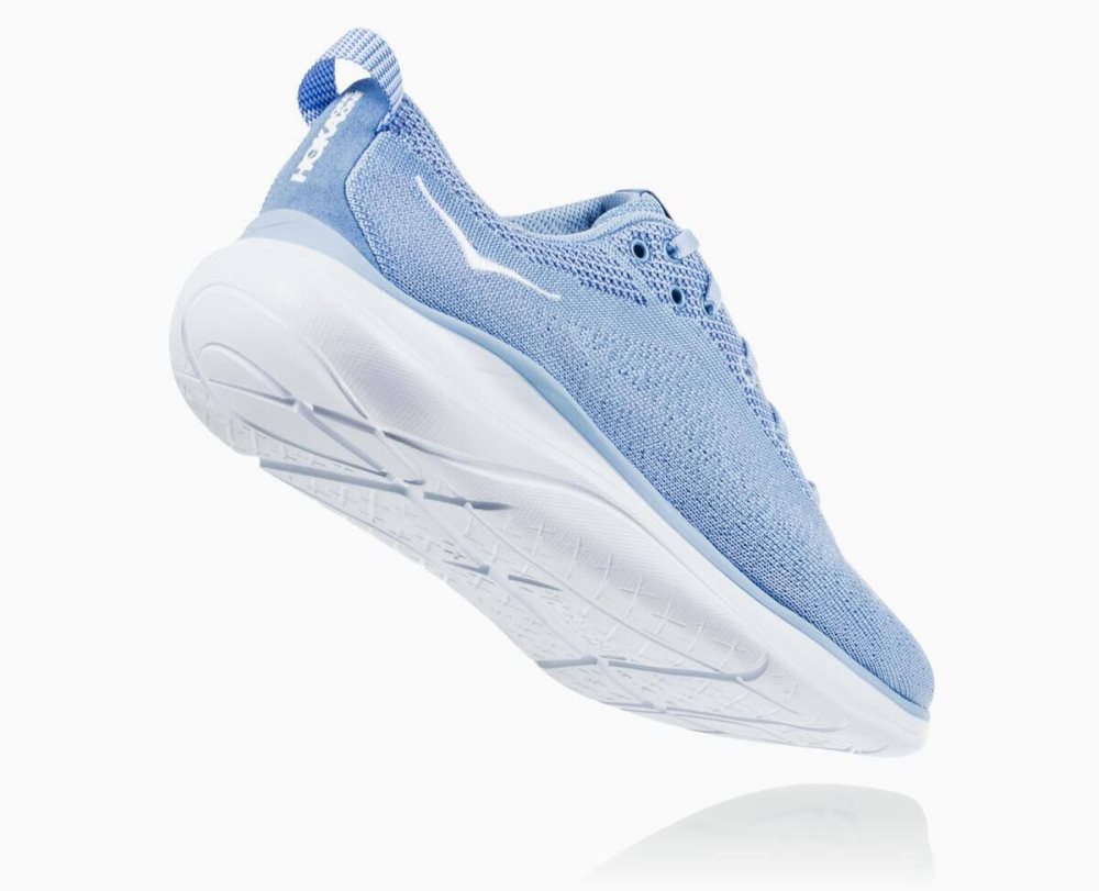 Chaussures Running Route Hoka Hupana Flow Wide Femme Bleu | COQX91476