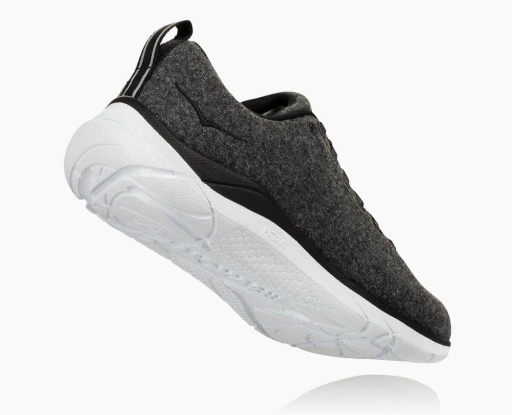 Chaussures Running Route Hoka Hupana Laine Homme Grise Blanche | VGZW78124