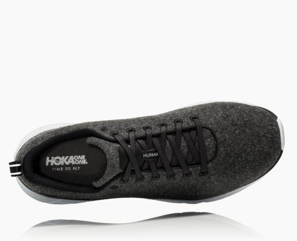 Chaussures Running Route Hoka Hupana Laine Homme Grise Blanche | VGZW78124