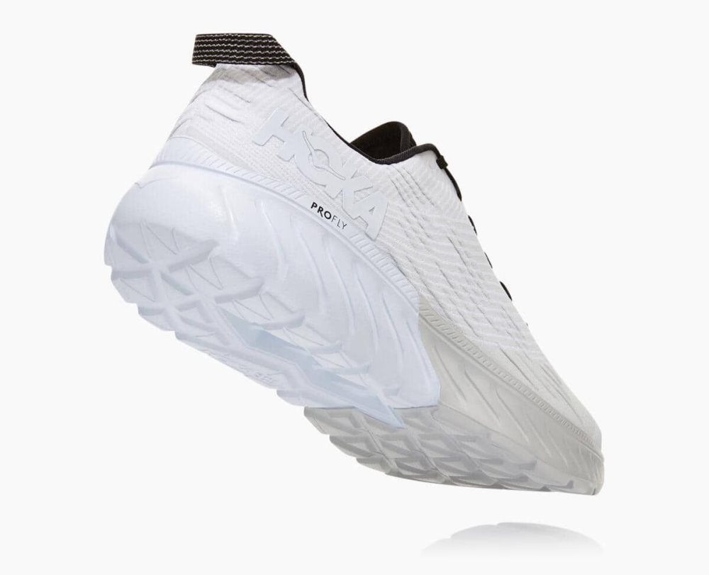 Chaussures Running Route Hoka Mach 3 Homme Blanche | GTUP56143