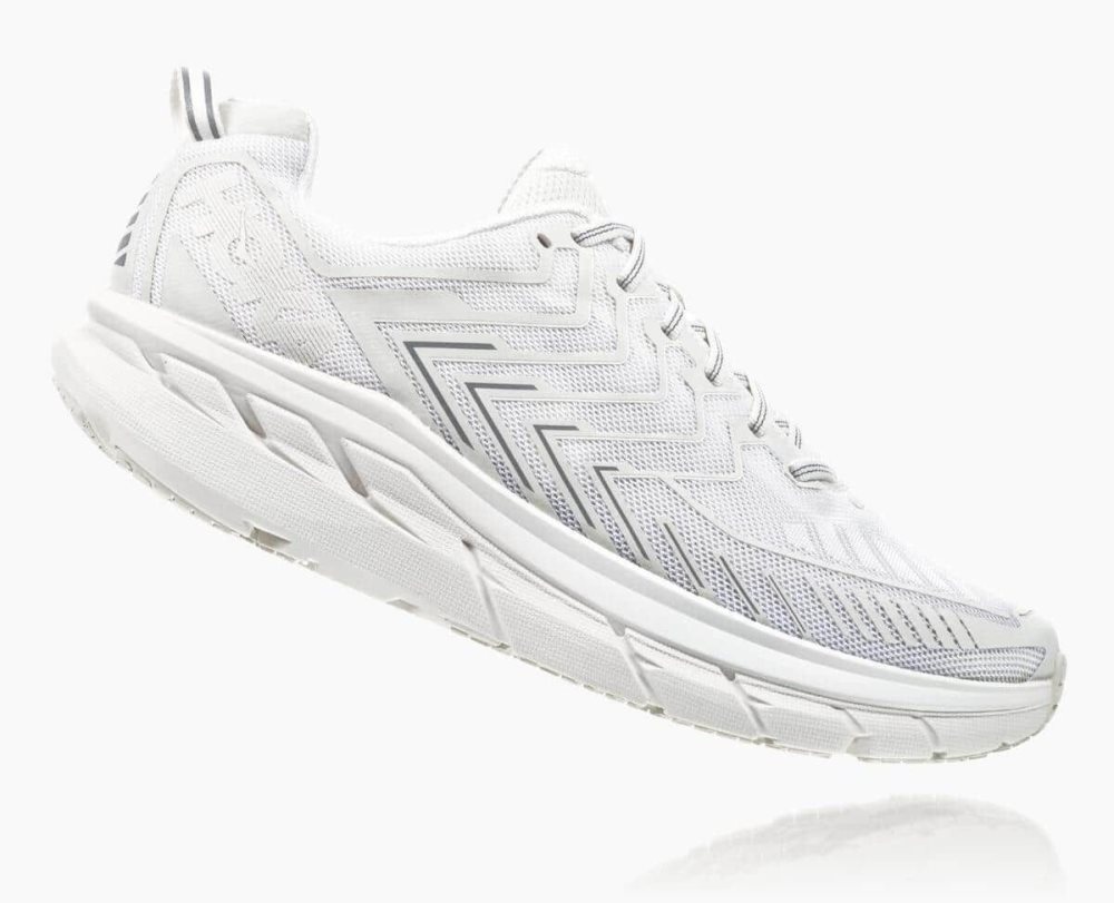 Chaussures Running Route Hoka OV Clifton Homme Blanche | YMKA28576