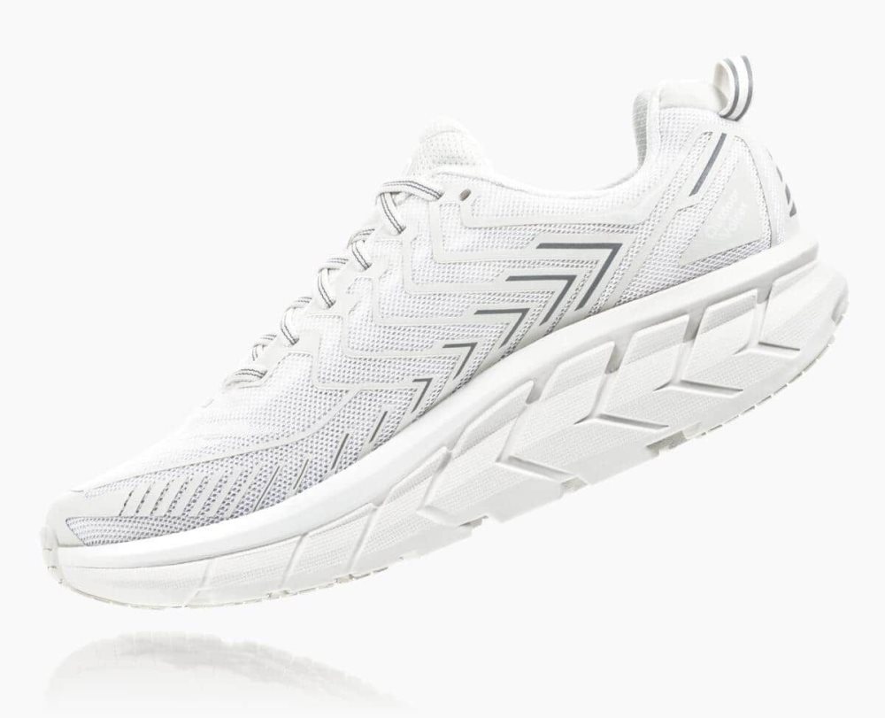 Chaussures Running Route Hoka OV Clifton Homme Blanche | YMKA28576