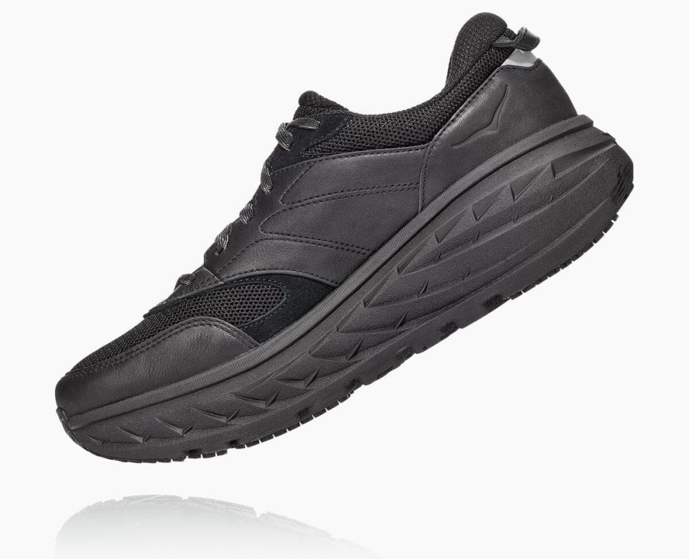 Chaussures Running Route Hoka Opening Ceremony Bondi Femme Noir Noir | EUPX65329