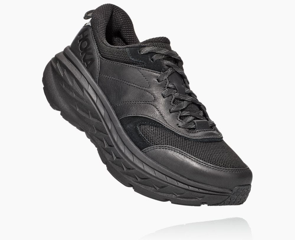 Chaussures Running Route Hoka Opening Ceremony Bondi Femme Noir Noir | EUPX65329