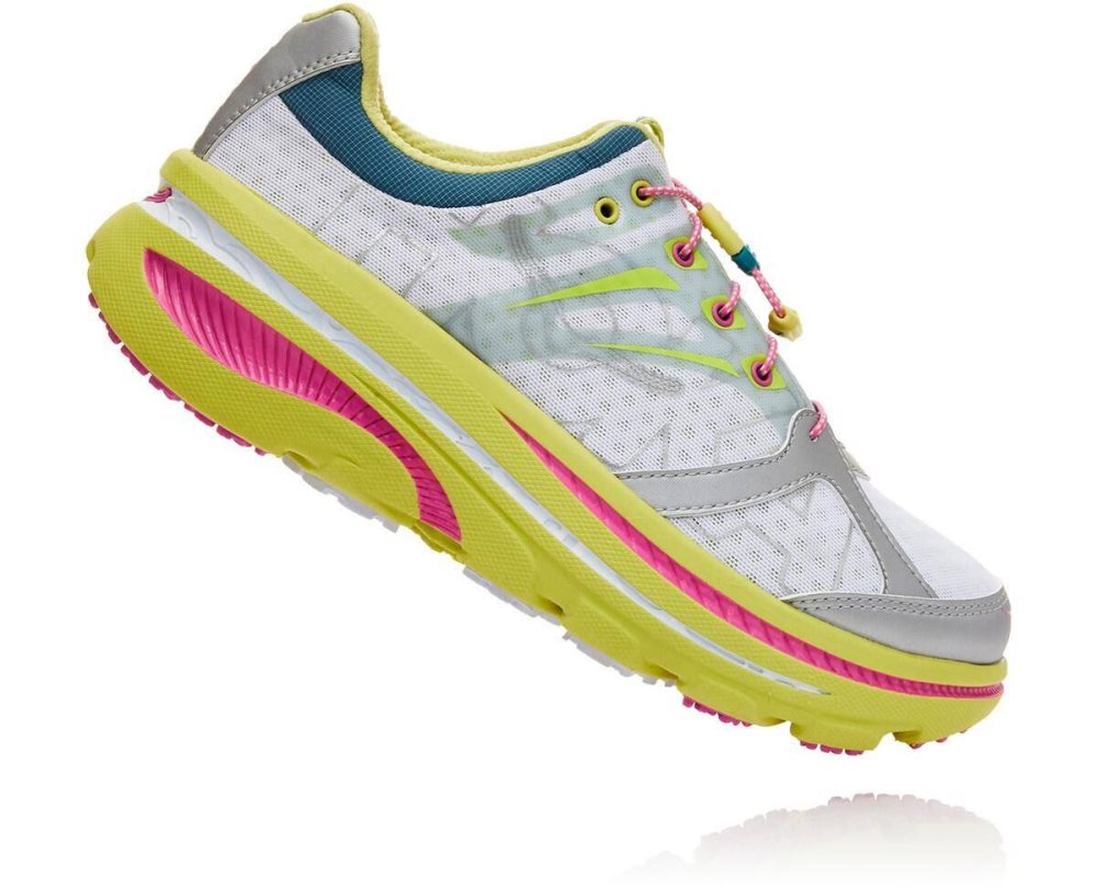 Chaussures Running Route Hoka Outdoor Voices Bondi B Femme Vert Clair Rose | RKNL92134