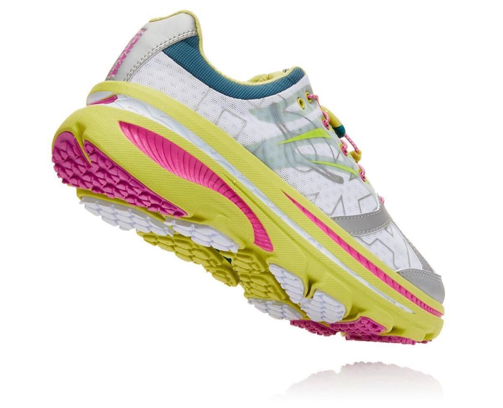 Chaussures Running Route Hoka Outdoor Voices Bondi B Femme Vert Clair Rose | RKNL92134