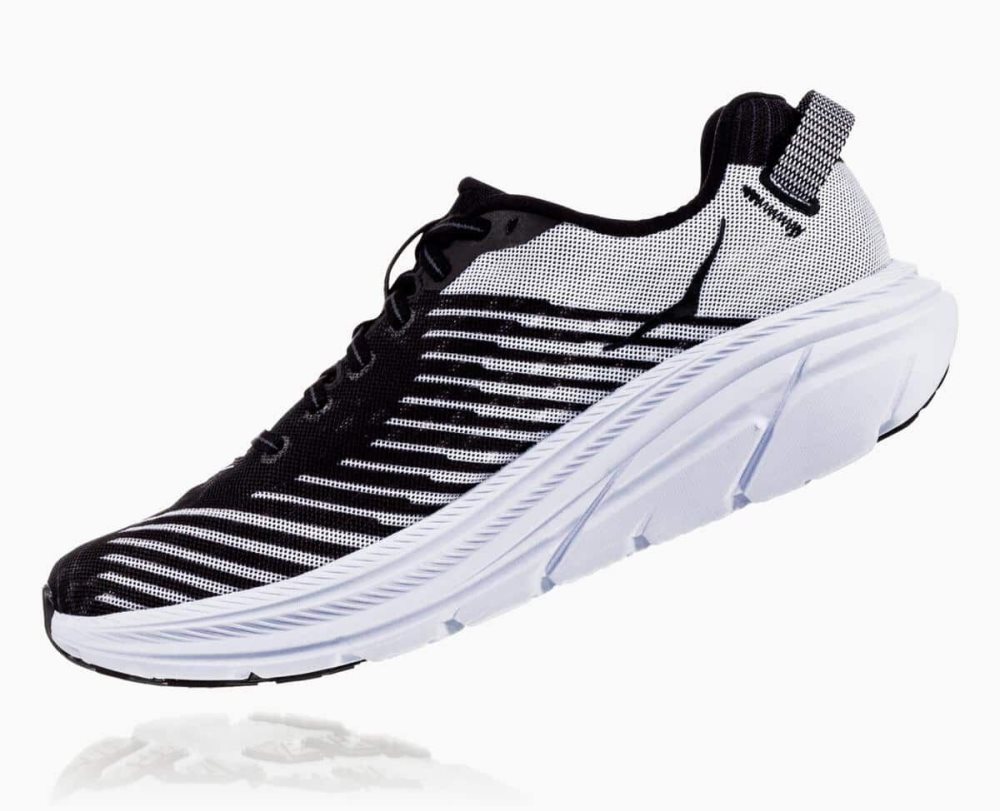 Chaussures Running Route Hoka Rincon Homme Noir Blanche | PHEY14960