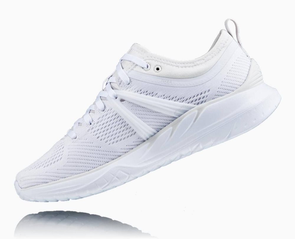 Chaussures Running Route Hoka Tivra Femme Blanche | VJEC69182