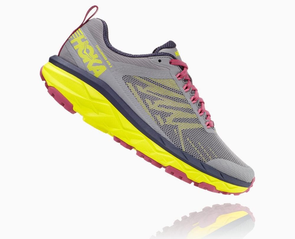 Chaussures Trail Hoka Challenger ATR 5 Femme Grise | JMKP03152