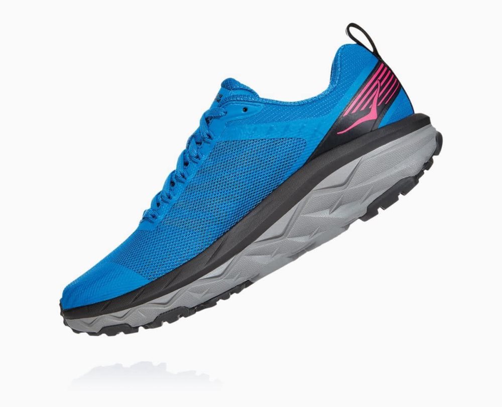 Chaussures Trail Hoka Challenger ATR 5 Femme Bleu Royal Bleu Rose Paon | UFOS09473