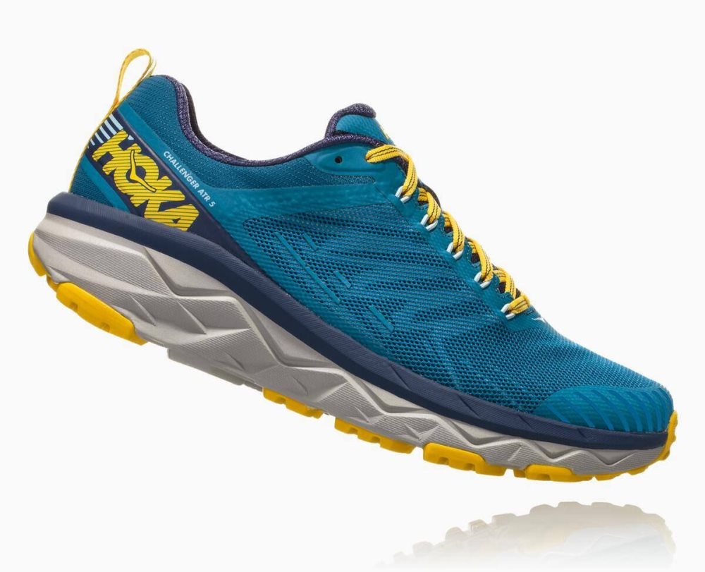 Chaussures Trail Hoka Challenger ATR 5 Homme Bleu Bleu | KABL69542