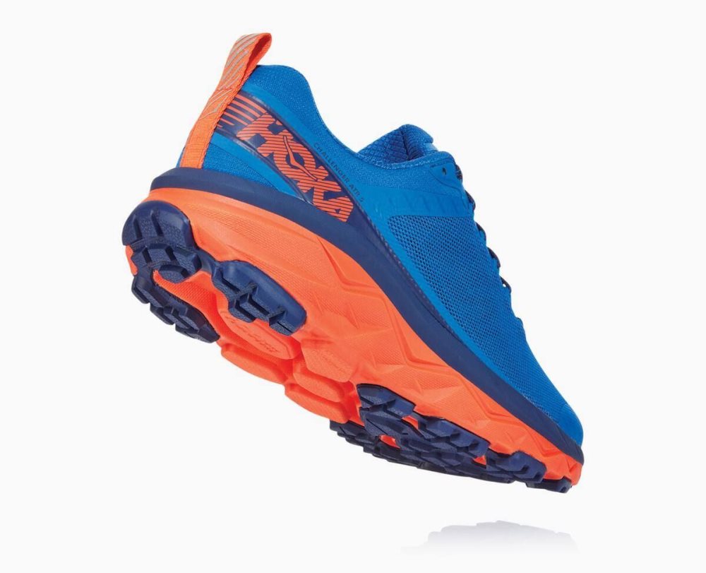 Chaussures Trail Hoka Challenger ATR 5 Homme Bleu Royal Bleu Rouge | TUDF36504