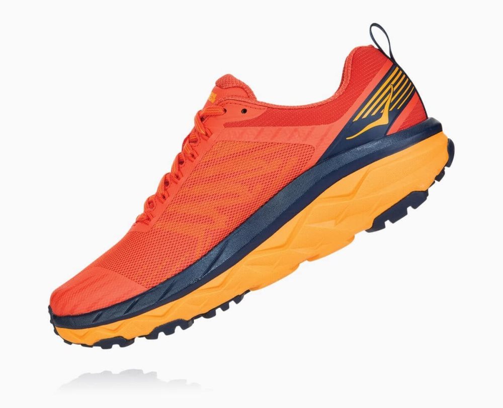 Chaussures Trail Hoka Challenger ATR 5 Wide Homme Rouge Noir | ORIU49573