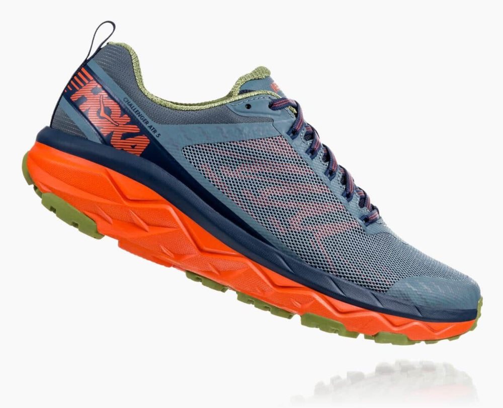 Chaussures Trail Hoka Challenger ATR 5 Wide Homme Stormy Weather/Moonlit Ocean | UNWM18064