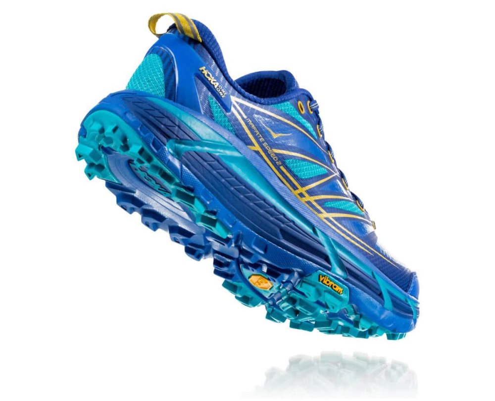 Chaussures Trail Hoka Mafate Speed 2 Femme Bleu | DXPE52601