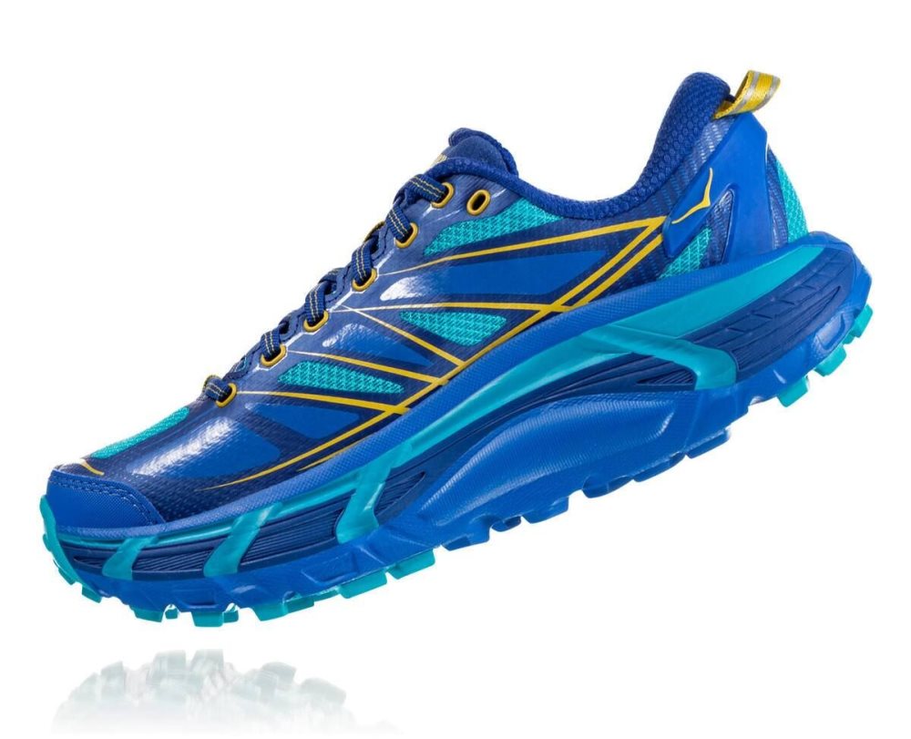 Chaussures Trail Hoka Mafate Speed 2 Femme Bleu | DXPE52601