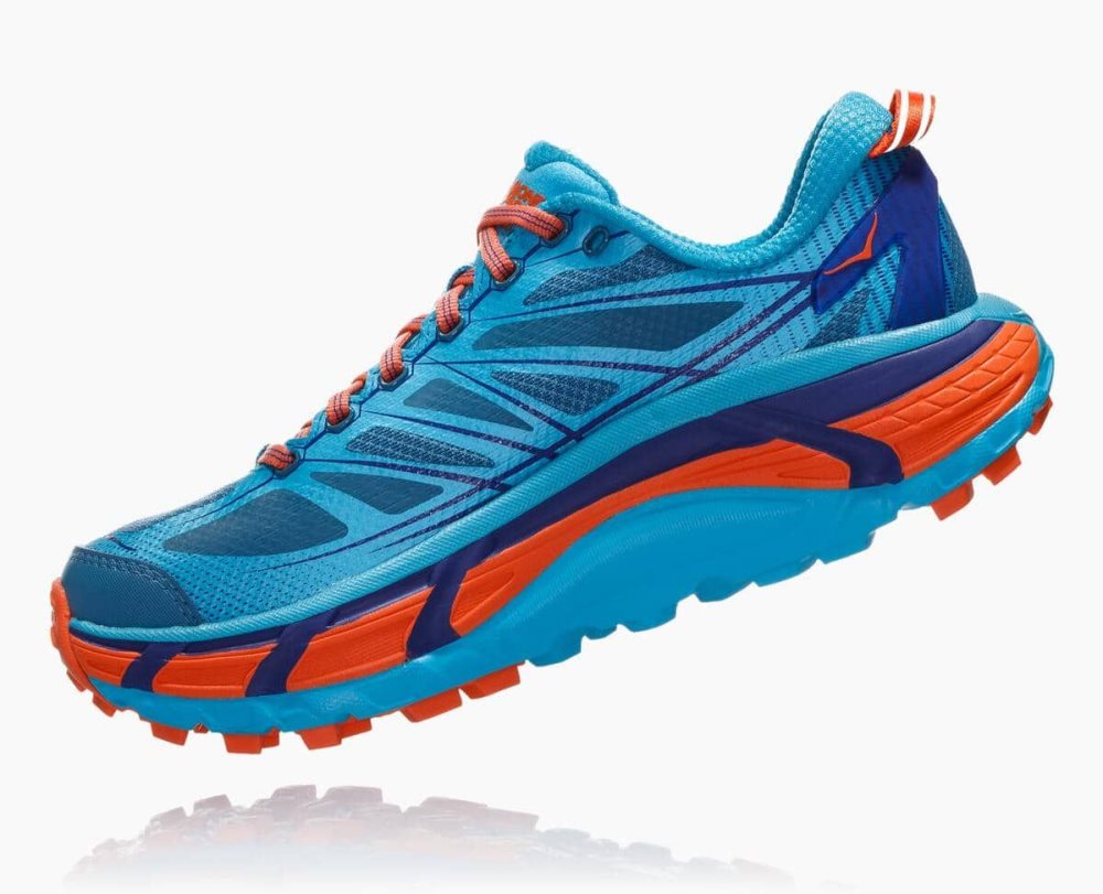 Chaussures Trail Hoka Mafate Speed 2 Femme Bleu Bleu | VUTD30948