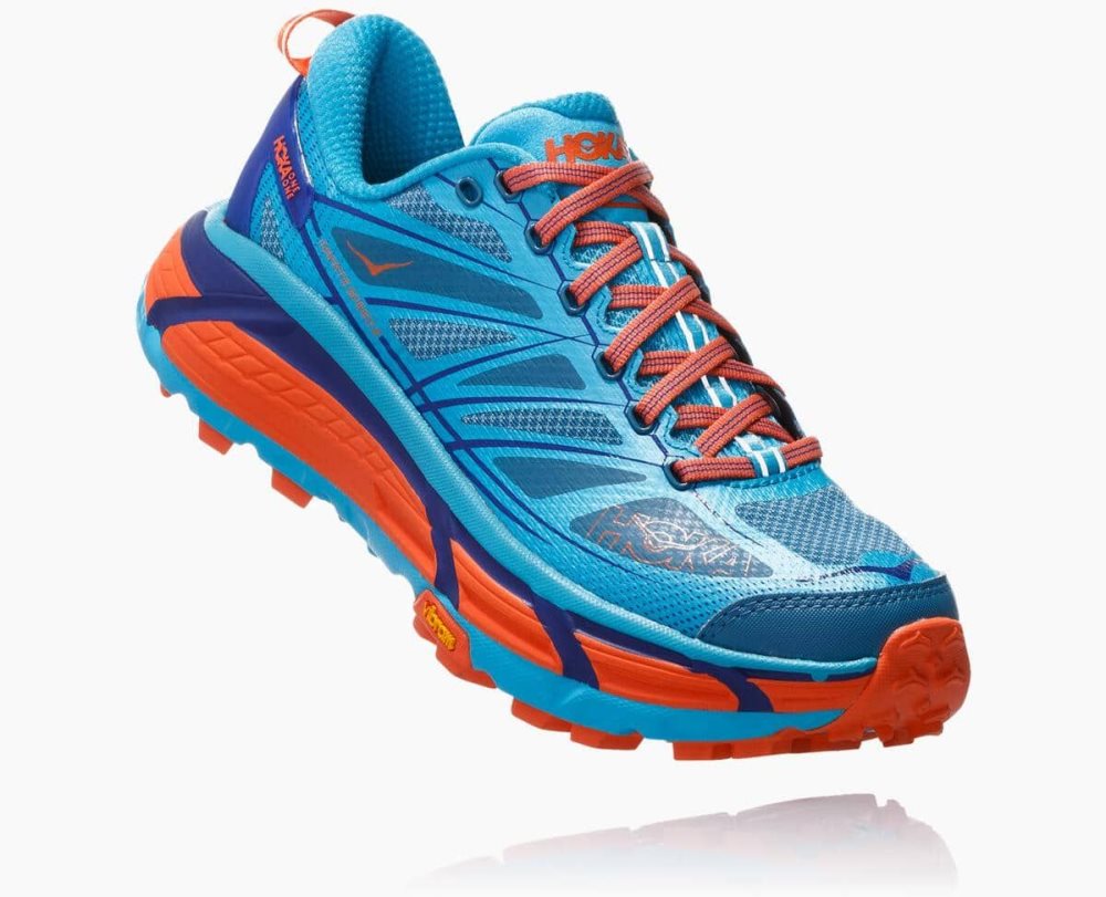 Chaussures Trail Hoka Mafate Speed 2 Femme Bleu Bleu | VUTD30948