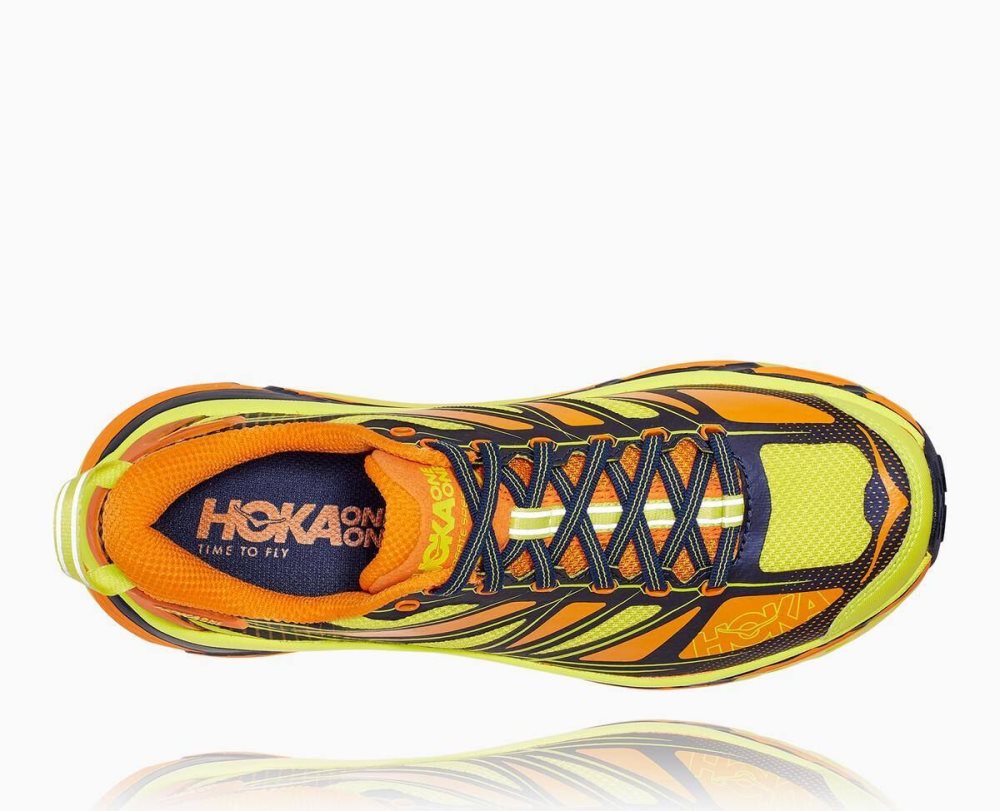 Chaussures Trail Hoka Mafate Speed 2 Homme Doré Clair | BEWA24198