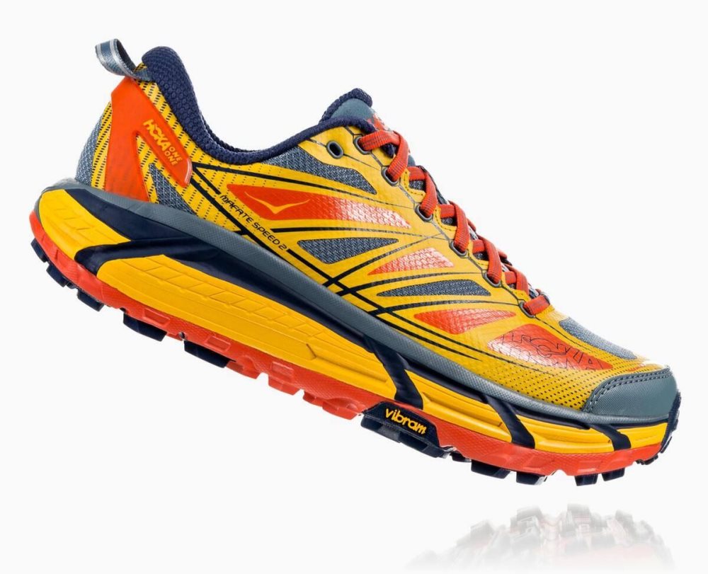 Chaussures Trail Hoka Mafate Speed 2 Homme Doré | RGDH26158