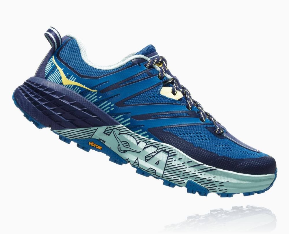 Chaussures Trail Hoka Speedgoat 3 Femme Bleu | ULKV91702