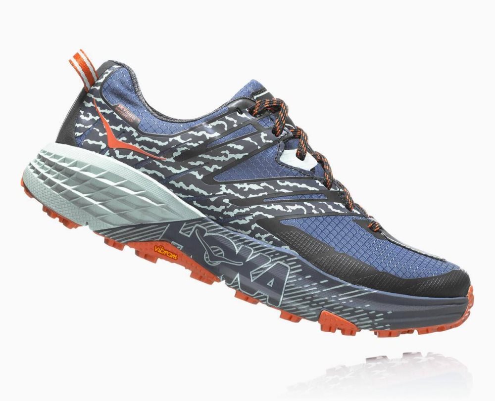 Chaussures Trail Hoka Speedgoat 3 Waterproof Femme Bleu | SDMY12046