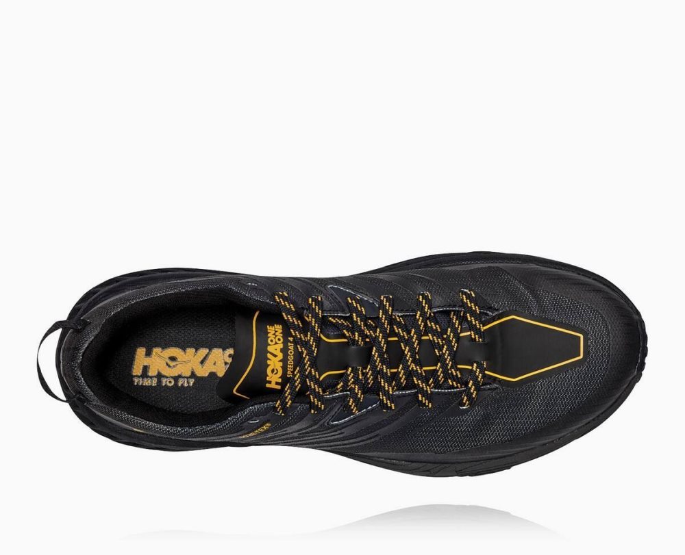 Chaussures Trail Hoka Speedgoat 4 GORE Homme Grise Foncé Grise Foncé | KLWH52431