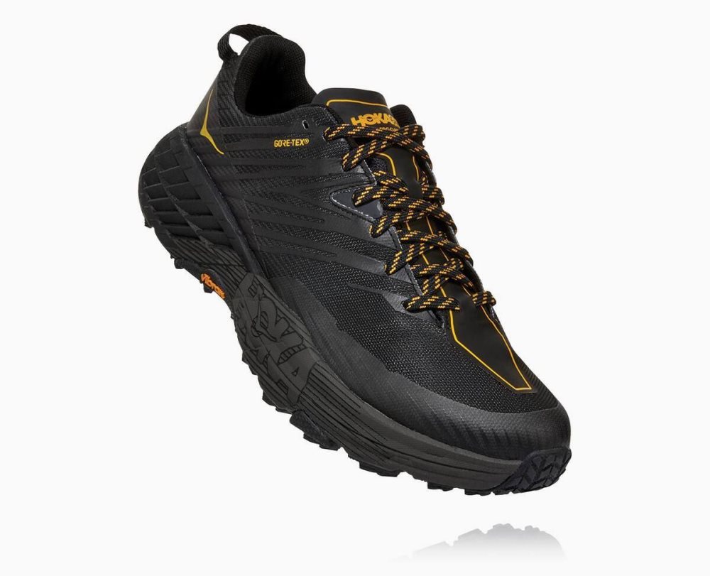 Chaussures Trail Hoka Speedgoat 4 GORE Homme Grise Foncé Grise Foncé | KLWH52431