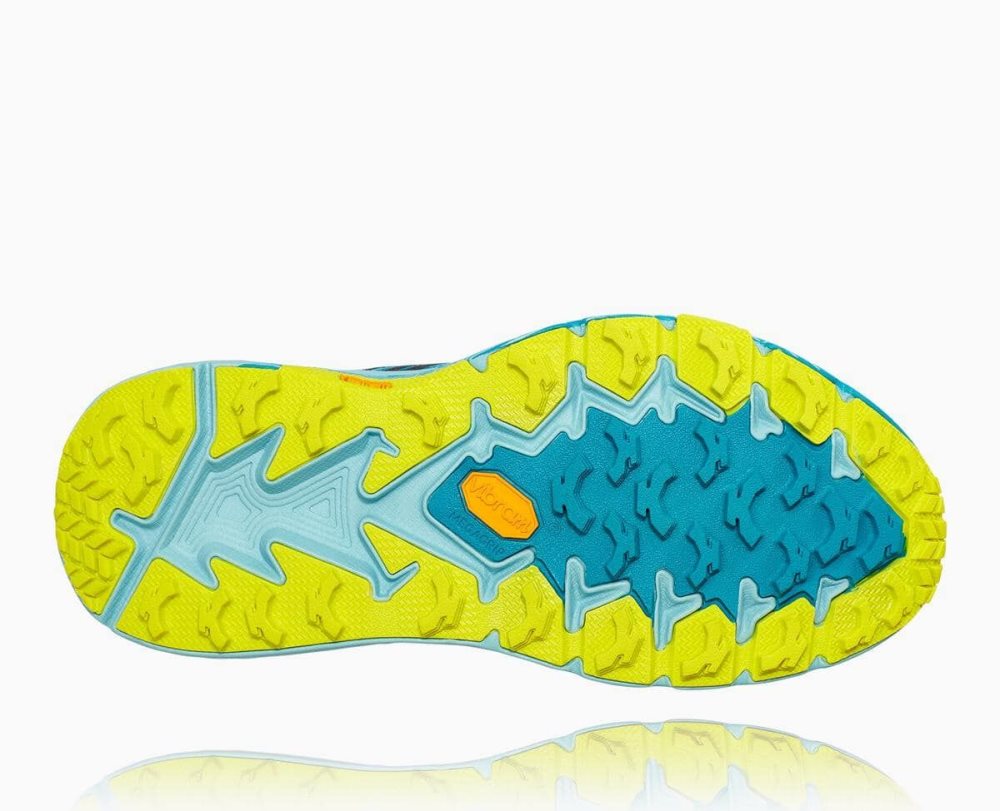 Chaussures Trail Hoka Speedgoat 4 Wide Femme Turquoise Bleu | YXPR94658