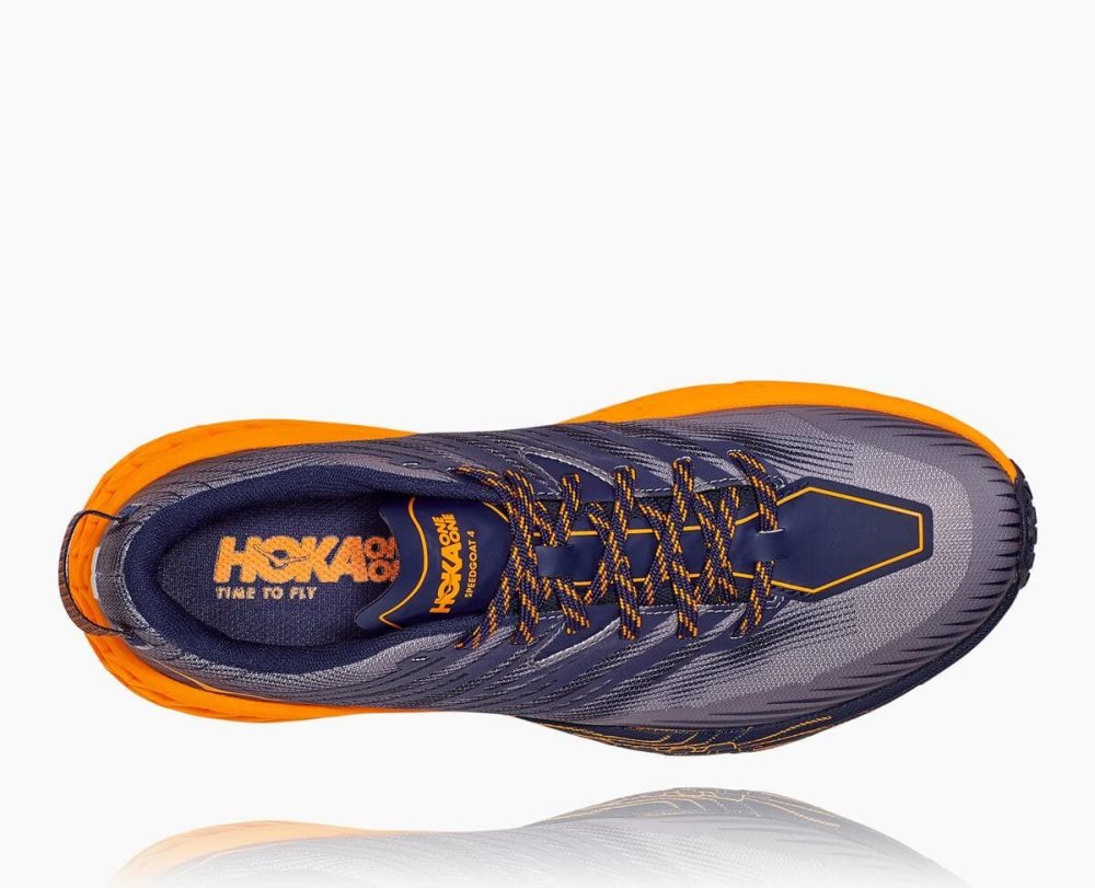 Chaussures Trail Hoka Speedgoat 4 Wide Homme Noir Noir | TILB91038