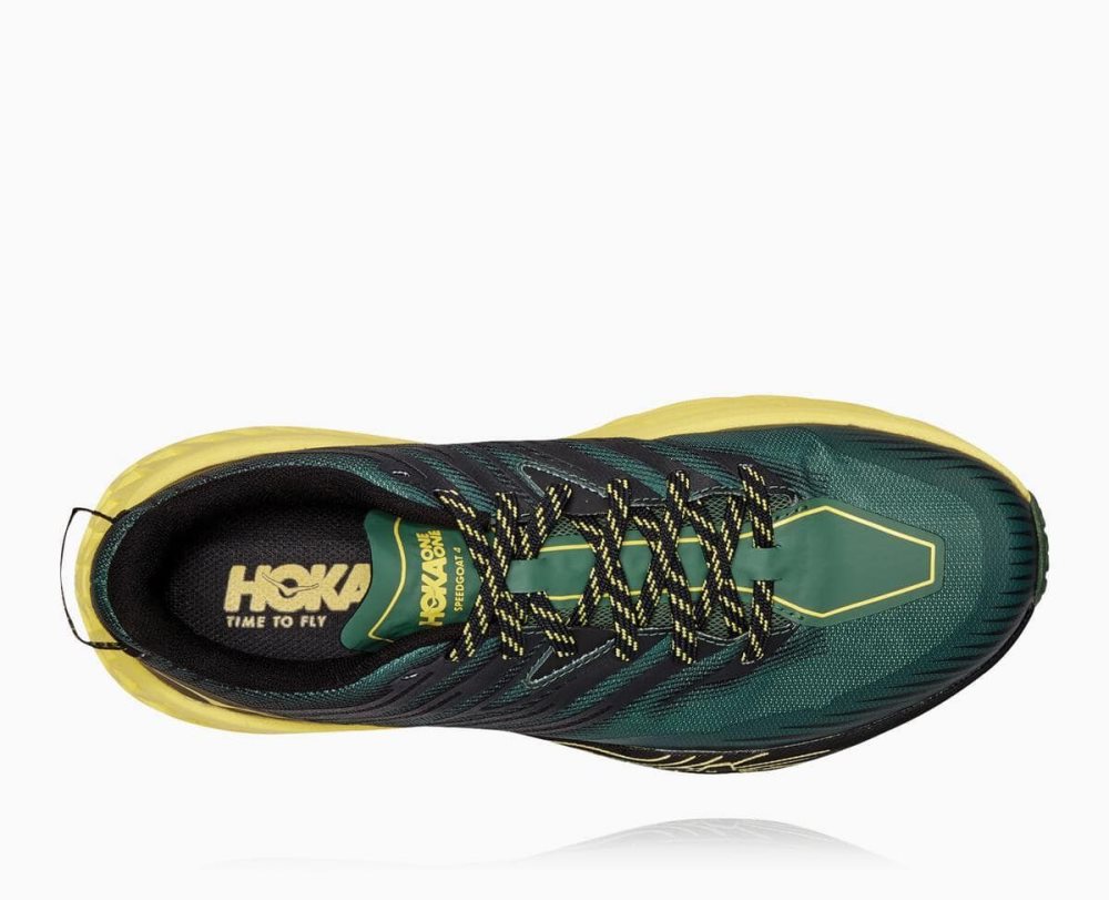 Chaussures Trail Hoka Speedgoat 4 Wide Homme Myrtle/Limelight | ZACG10759