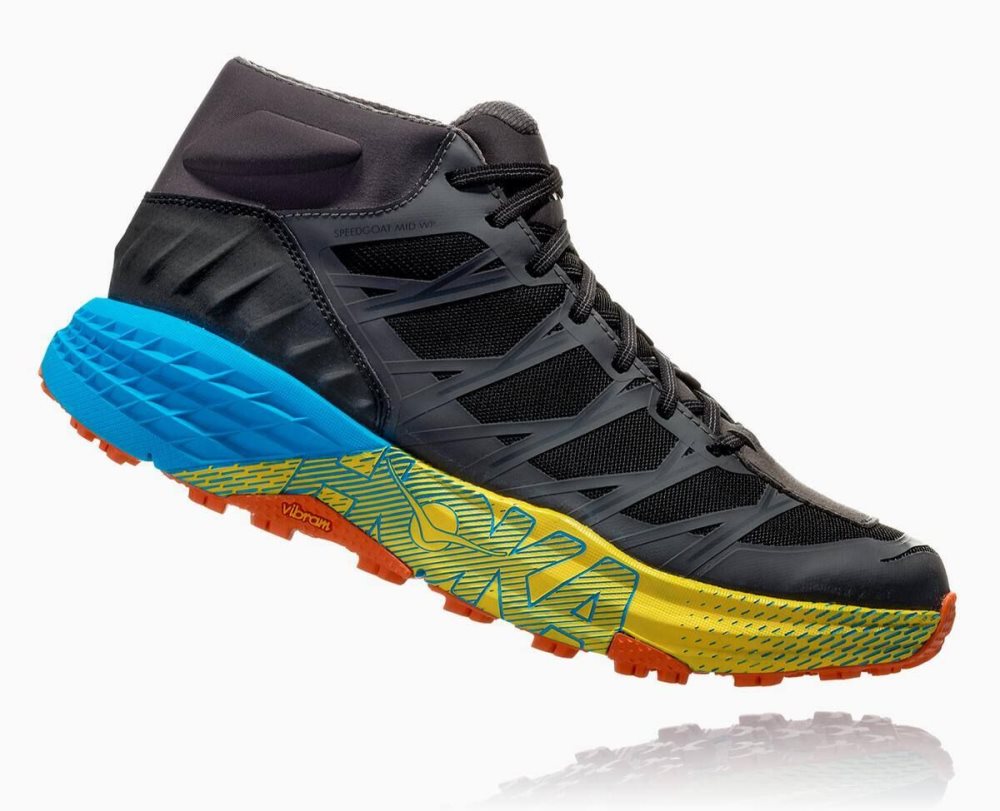 Chaussures Trail Hoka Speedgoat Mid Waterproof Homme Pavement/Phantom | LWPY16497