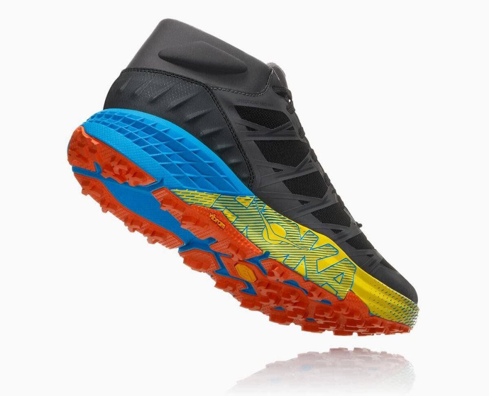 Chaussures Trail Hoka Speedgoat Mid Waterproof Homme Pavement/Phantom | LWPY16497