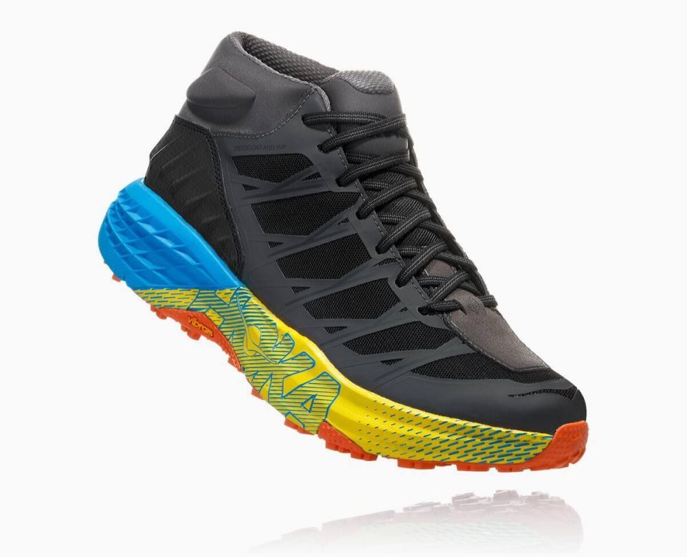 Chaussures Trail Hoka Speedgoat Mid Waterproof Homme Pavement/Phantom | LWPY16497