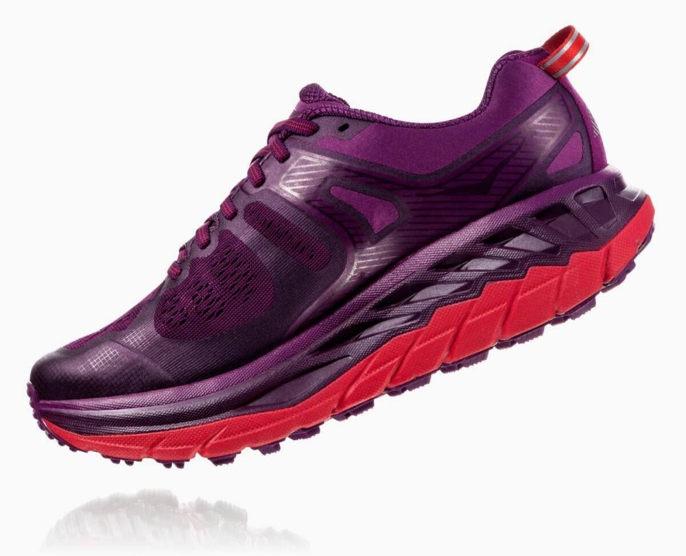 Chaussures Trail Hoka Stinson ATR 5 Femme Violette Rouge | GWKF53470