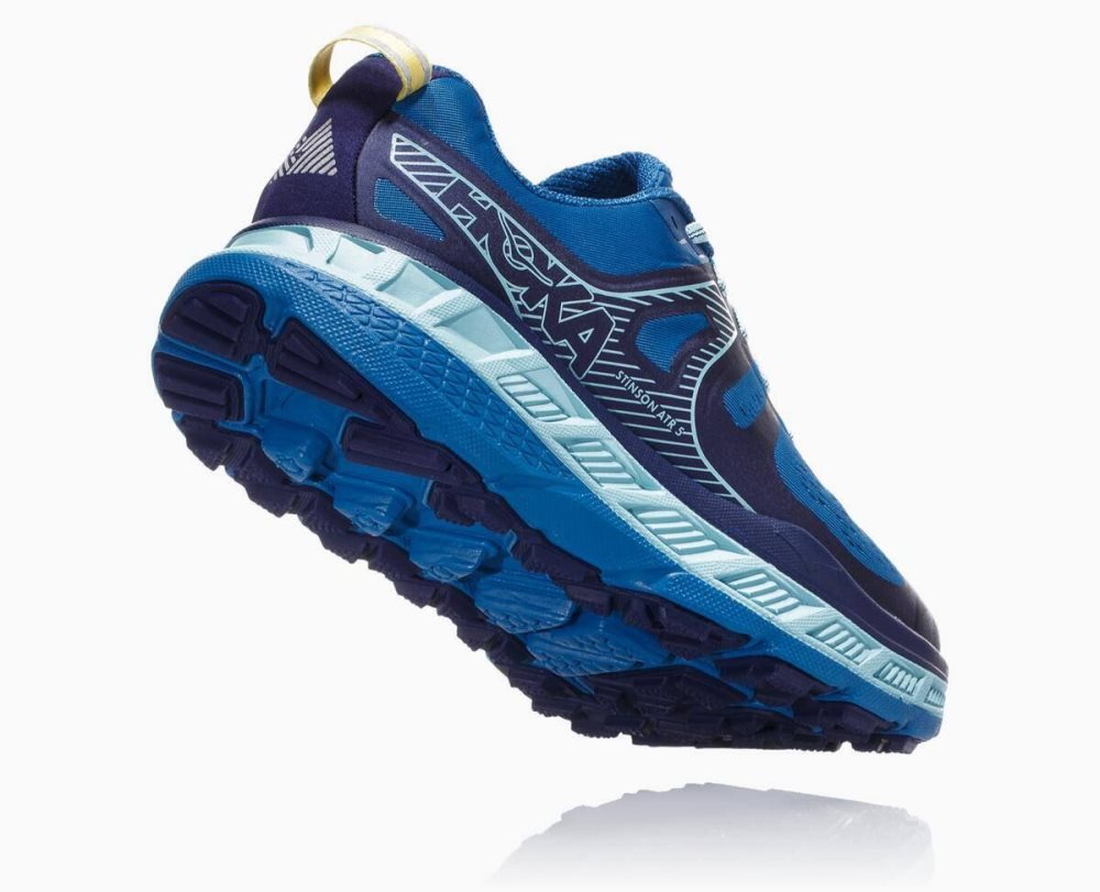 Chaussures Trail Hoka Stinson ATR 5 Femme Turquoise Clair | LAGP39524