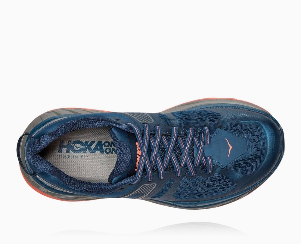 Chaussures Trail Hoka Stinson ATR 5 Femme Bleu Corail | ZJAS97681