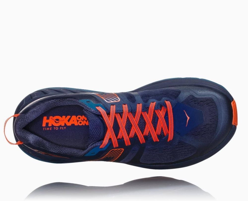 Chaussures Trail Hoka Stinson ATR 5 Homme Indigo Bleu | AMPR96730