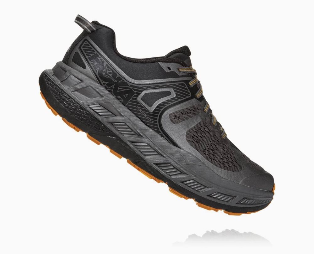 Chaussures Trail Hoka Stinson ATR 5 Homme Grise Foncé Grise Foncé | ACSY64307