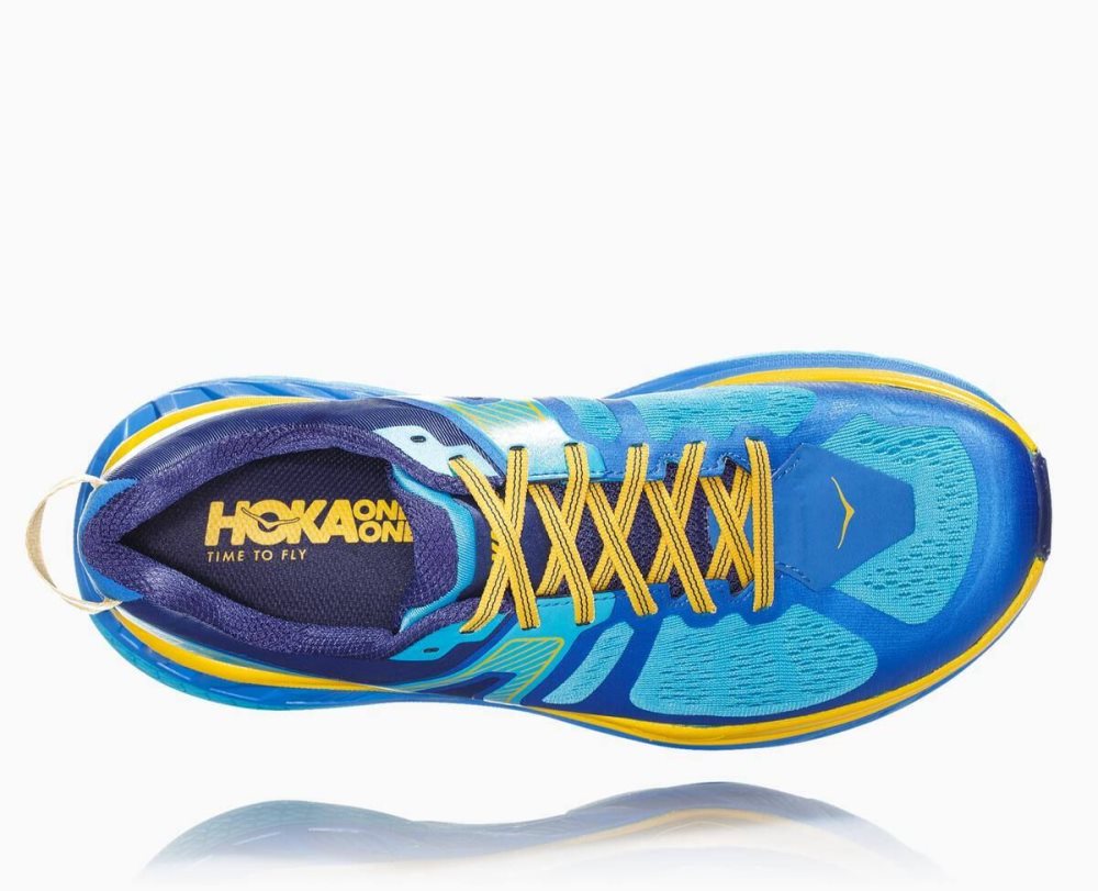 Chaussures Trail Hoka Stinson ATR 5 Homme Bleu Bleu | PKWN69753