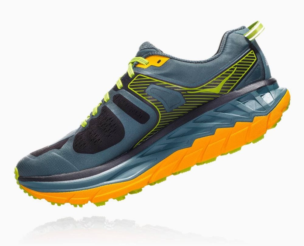 Chaussures Trail Hoka Stinson ATR 5 Homme Vert Doré | QTFK08531