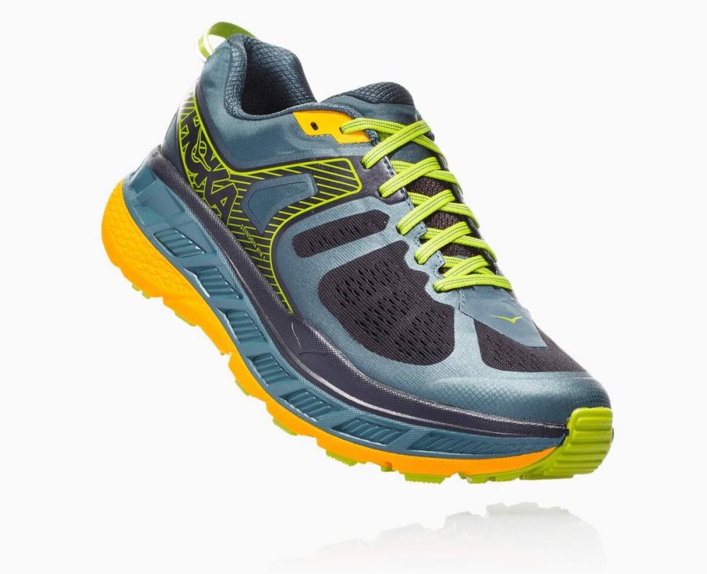 Chaussures Trail Hoka Stinson ATR 5 Homme Vert Doré | QTFK08531