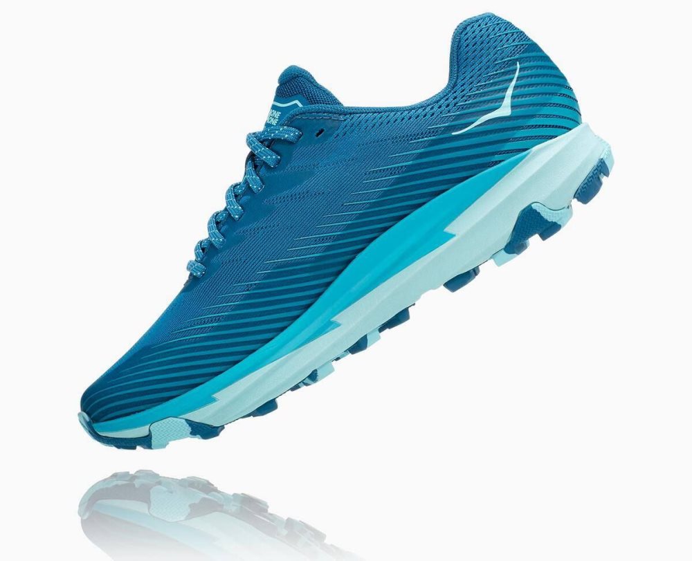 Chaussures Trail Hoka Torrent 2 Femme Bleu Bleu | OVDA90713