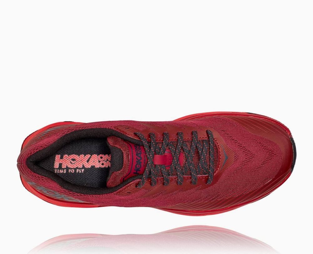 Chaussures Trail Hoka Torrent 2 Homme Marron Foncé Rouge | UHOM17825