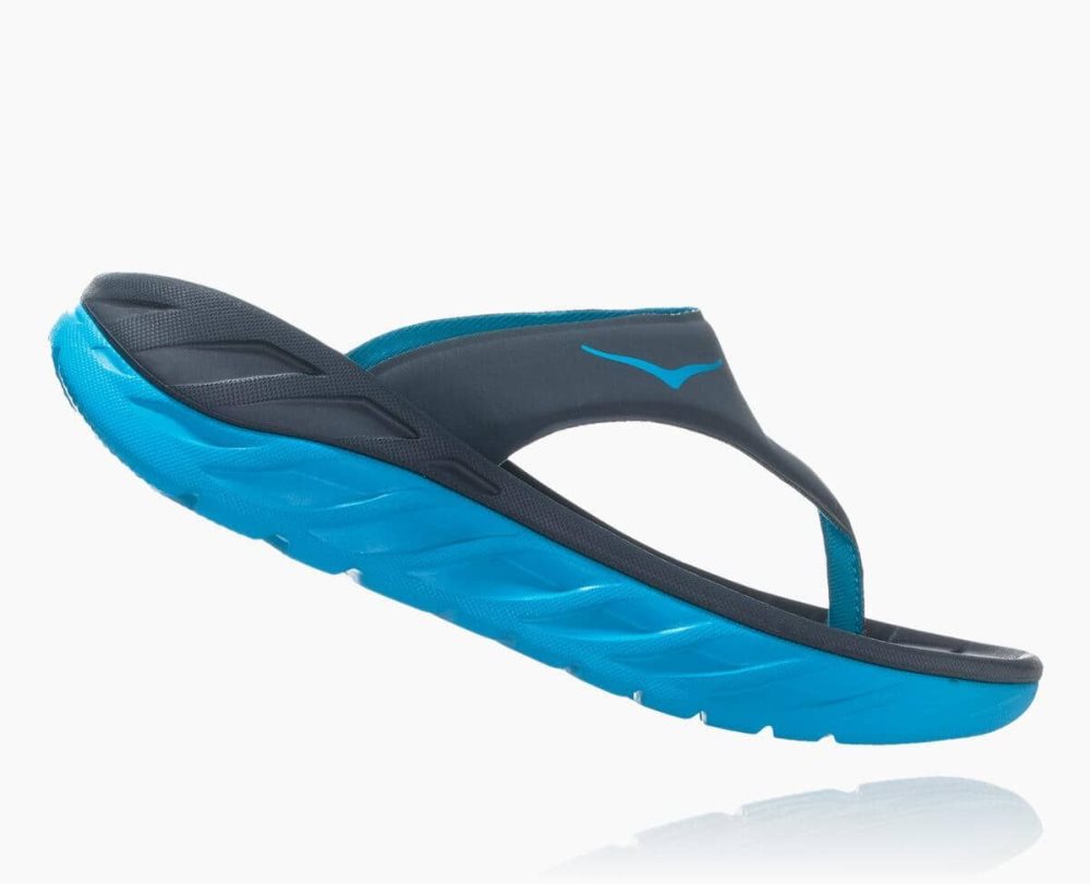 Sandale Hoka ORA Flip Femme Bleu | PVBS81762