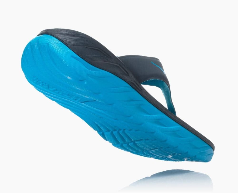 Sandale Hoka ORA Flip Femme Bleu | PVBS81762