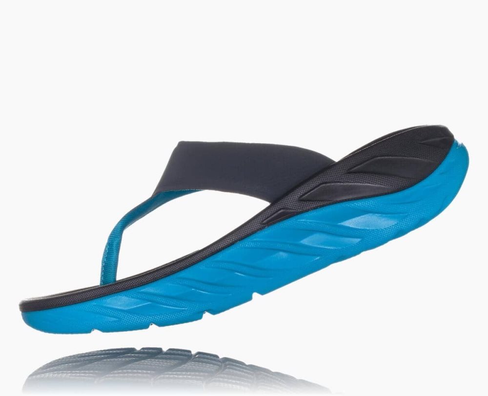 Sandale Hoka ORA Flip Femme Bleu | PVBS81762