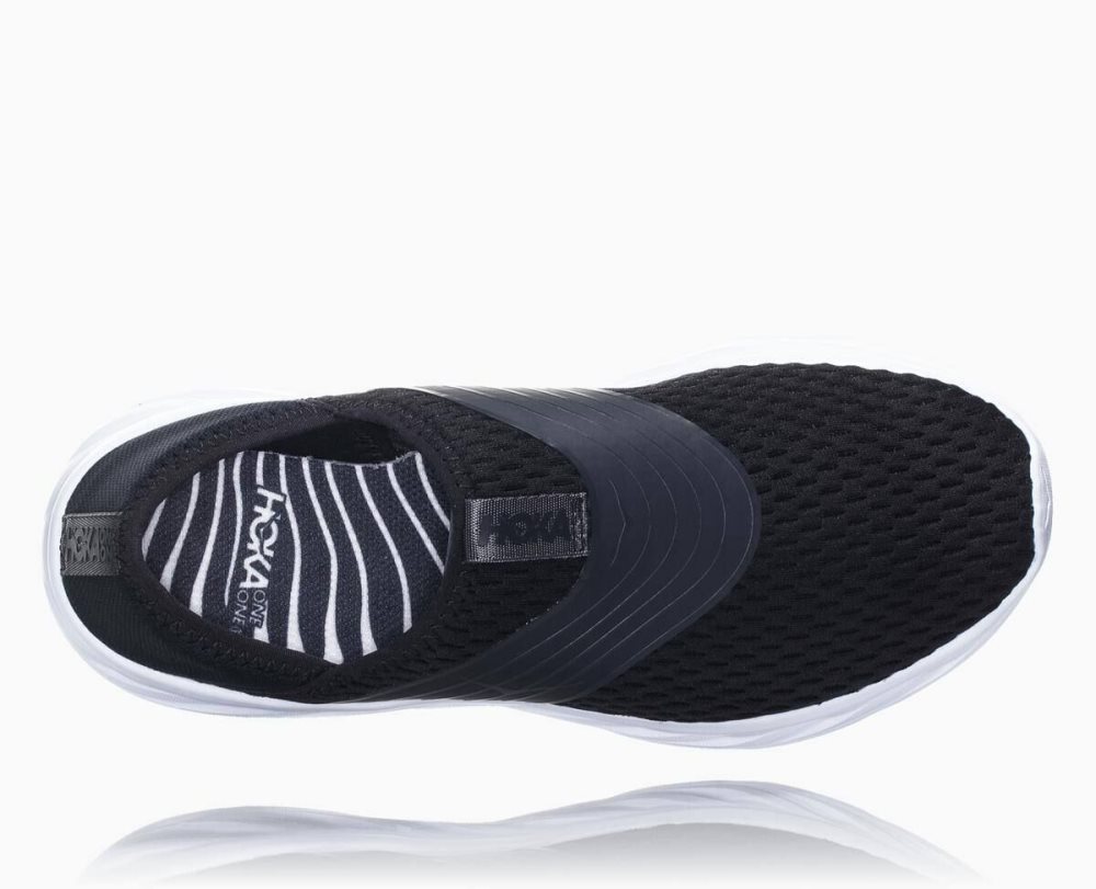 Slip On Hoka ORA Homme Noir | BOIP02743