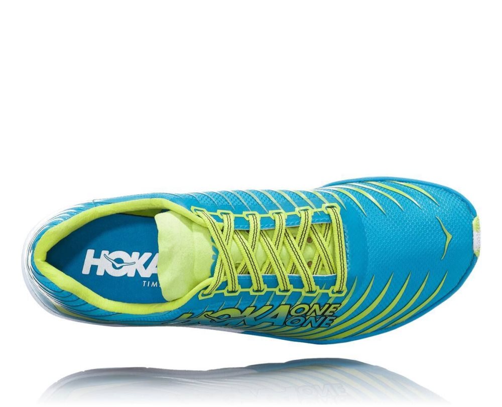 Spikes Hoka EVO XC Spike Homme Bleu Orange | WBCK60341