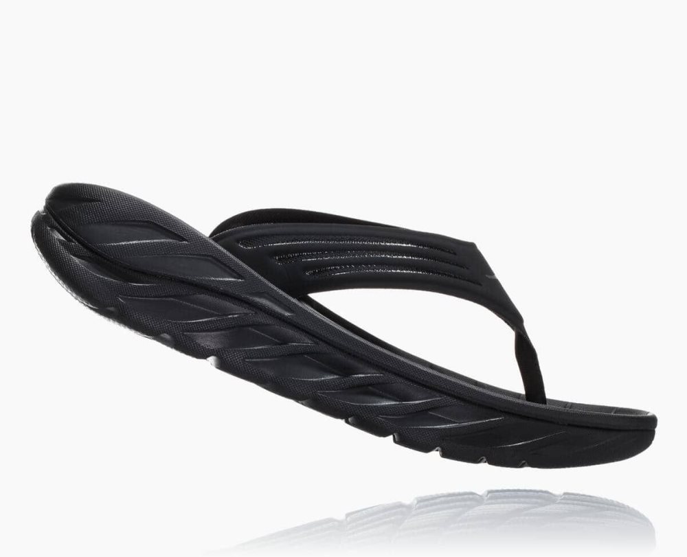 Tong Hoka ORA Femme Noir Grise Foncé | AMZE04975